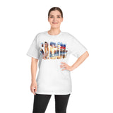 T-shirt with Sabog Philippine Flag and Beach Watercolor Design