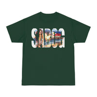 T-shirt with Sabog Philippine Flag and Beach Watercolor Design