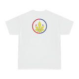 T-shirt with Sabog Philippine Flag and Beach Watercolor Design