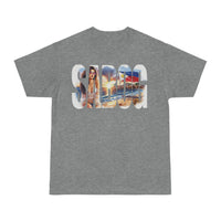 T-shirt with Sabog Philippine Flag and Beach Watercolor Design